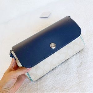 NWT Coach Double Sided Flap Shoulder Bag